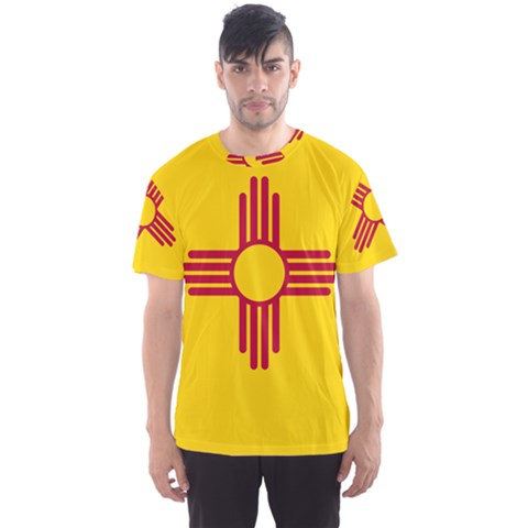 New Mexico Flag Men s Sports Mesh Tee by FlagGallery