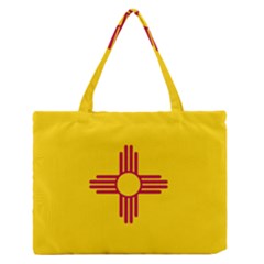 New Mexico Flag Zipper Medium Tote Bag by FlagGallery