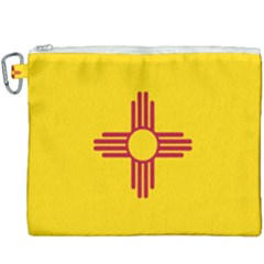 New Mexico Flag Canvas Cosmetic Bag (xxxl) by FlagGallery