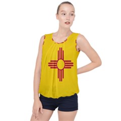 New Mexico Flag Bubble Hem Chiffon Tank Top by FlagGallery