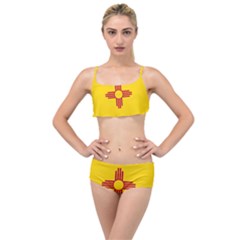 New Mexico Flag Layered Top Bikini Set by FlagGallery