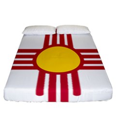 New Mexico Flag Fitted Sheet (california King Size) by FlagGallery