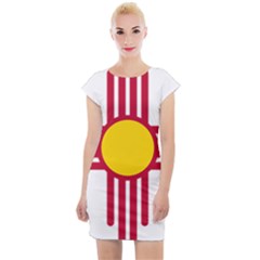 New Mexico Flag Cap Sleeve Bodycon Dress by FlagGallery