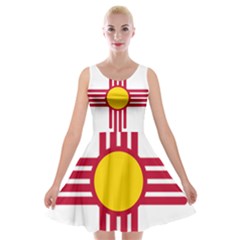 New Mexico Flag Velvet Skater Dress by FlagGallery