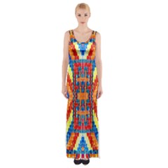 Rp-2-3 Maxi Thigh Split Dress by ArtworkByPatrick