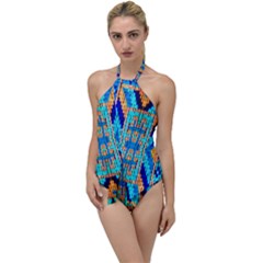 Rp-2-4 Go With The Flow One Piece Swimsuit by ArtworkByPatrick