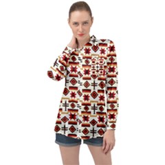 Rby-2-5 Long Sleeve Satin Shirt