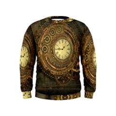 Noble Steampunk Clockwork Kids  Sweatshirt by FantasyWorld7