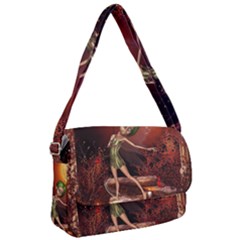 Little Fairy Dancing In The Night Courier Bag by FantasyWorld7