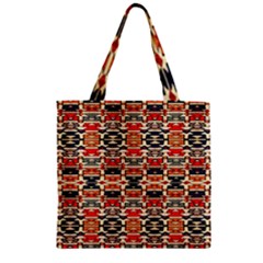 Rp-2-7 Zipper Grocery Tote Bag by ArtworkByPatrick