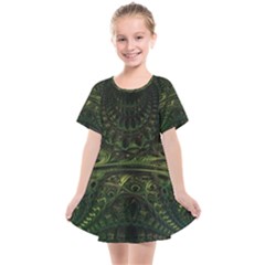 Background Alien Render 3d Fantasy Kids  Smock Dress by Pakrebo