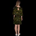 Background Alien Render 3d Fantasy Velour Kimono Dress View4