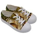 Bubbles Fantasy Green Design Kids  Low Top Canvas Sneakers View3