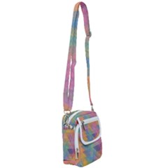 Triangle Pattern Mosaic Shape Shoulder Strap Belt Bag by Pakrebo