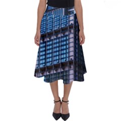 Abstract Architecture Background Perfect Length Midi Skirt by Pakrebo