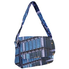 Abstract Architecture Background Courier Bag by Pakrebo