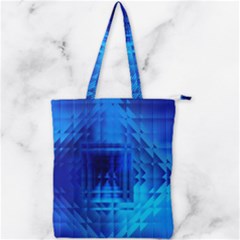 Inary Null One Figure Abstract Double Zip Up Tote Bag by Pakrebo