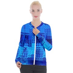 Inary Null One Figure Abstract Casual Zip Up Jacket