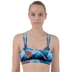 London Skyscraper Lighting Contrast Line Them Up Sports Bra by Pakrebo