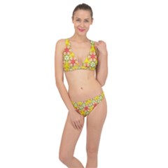 Background Abstract Pattern Texture Classic Banded Bikini Set  by Pakrebo