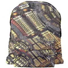 Render 3d Fractal Design Metal Giant Full Print Backpack by Pakrebo