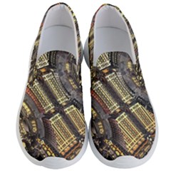 Render 3d Fractal Design Metal Men s Lightweight Slip Ons by Pakrebo