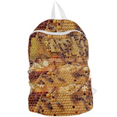 Bees Nature Animals Honeycomb Foldable Lightweight Backpack by Pakrebo