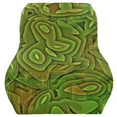 Background Abstract Green Seamless Car Seat Back Cushion  by Pakrebo