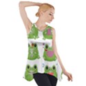 Kawaii Frog Rainy Season Japanese Side Drop Tank Tunic View1