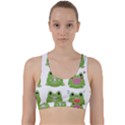 Kawaii Frog Rainy Season Japanese Back Weave Sports Bra View1