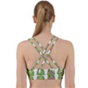 Kawaii Frog Rainy Season Japanese Back Weave Sports Bra View2