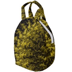 Rich Yellow Digital Abstract Travel Backpacks by Pakrebo