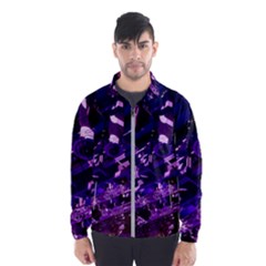 Light Violet Purple Technology Men s Windbreaker by Pakrebo