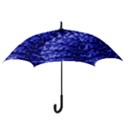 Rich Blue Digital Abstract Hook Handle Umbrellas (Small) View3