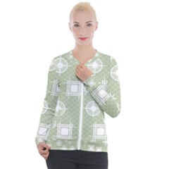 Background Non Seamless Pattern Casual Zip Up Jacket