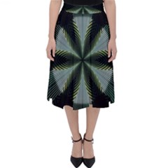 Lines Abstract Background Classic Midi Skirt by Pakrebo