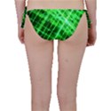 Futuristic Background Laser Green Bikini Bottom View2