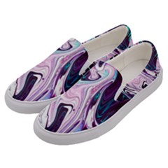 Color Acrylic Paint Art Painting Men s Canvas Slip Ons by Pakrebo