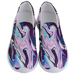 Color Acrylic Paint Art Painting Men s Lightweight Slip Ons by Pakrebo