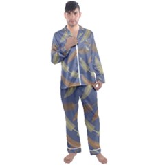 Background Non Seamless Pattern Men s Satin Pajamas Long Pants Set by Pakrebo