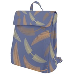 Background Non Seamless Pattern Flap Top Backpack