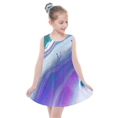 Color Acrylic Paint Art Painting Kids  Summer Dress by Pakrebo