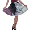 Color Acrylic Paint Art Painting A-line Skater Skirt View1