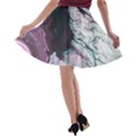 Color Acrylic Paint Art Painting A-line Skater Skirt View2