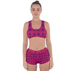 Retro Abstract Boho Unique Racerback Boyleg Bikini Set by Pakrebo