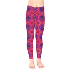 Retro Abstract Boho Unique Kids  Legging by Pakrebo