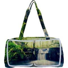 Waterfall River Nature Forest Multi Function Bag by Pakrebo