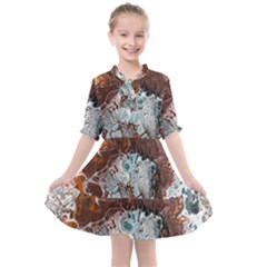 Paint Acrylic Paint Art Colorful Kids  All Frills Chiffon Dress by Pakrebo