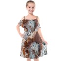 Paint Acrylic Paint Art Colorful Kids  Cut Out Shoulders Chiffon Dress View1