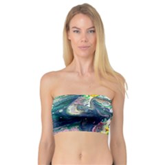 Paint Acrylic Paint Art Colorful Bandeau Top by Pakrebo